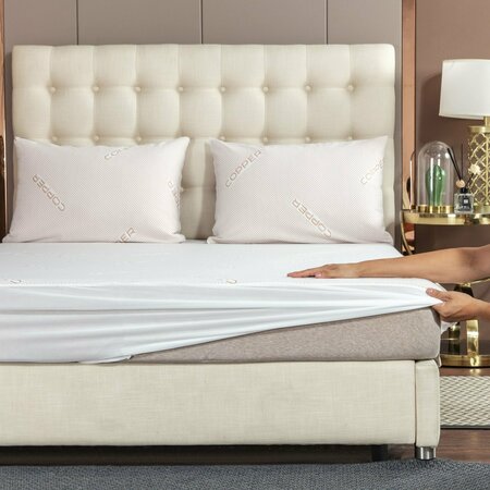 Bibb Home Copper Infused Waterproof Mattress Pad - King 2458KG